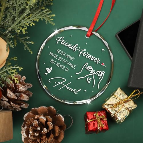 Unique Crystal Friend Christmas Ornament 2025 - 3x3 inches