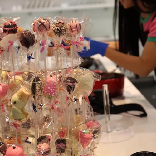 Cake Pop Kit with 100 Sticks, Bags, and Mold Roller - Perfect for Lollipops and Treats