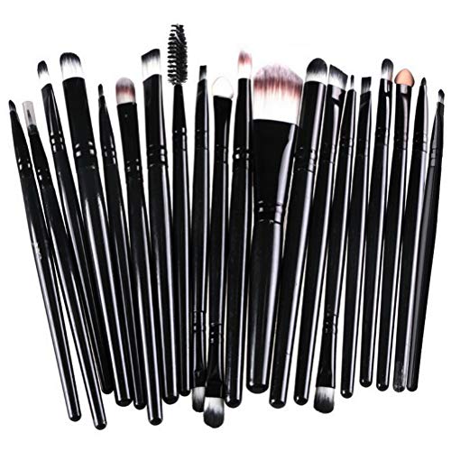 ZHIYE 20-Piece Professional Makeup Brush Set with Travel Case