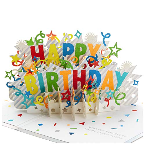 Hallmark Signature Pop Up Birthday Card - Wishing You Every Happy Thing