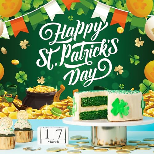 St. Patrick's Day Banner - Happy Holidays Backdrop 71x43in