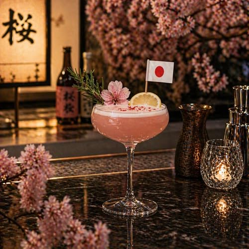 Restaurantware Japanese Flag Food Picks 2.6 Inch 100 Pack