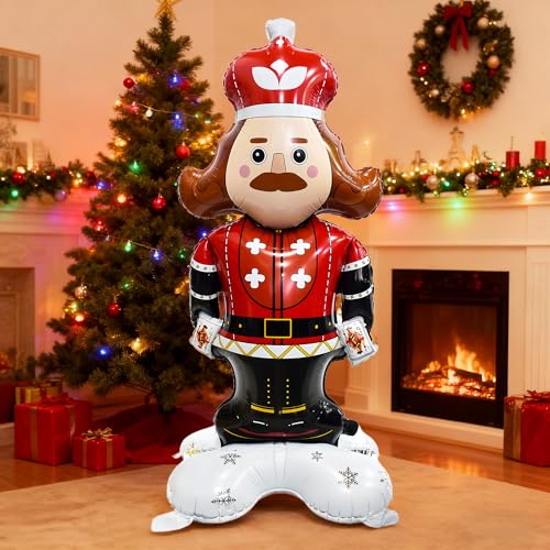 Life-Sized Nutcracker Foil Balloon - 58 Inches Christmas Decoration