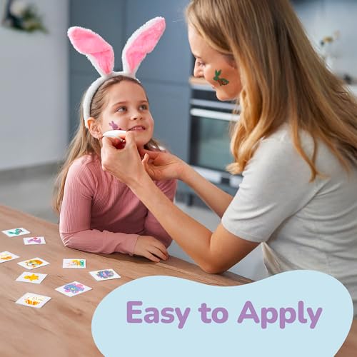 ArtCreativity 240 Pcs Easter Temporary Tattoos for Kids Basket Stuffers