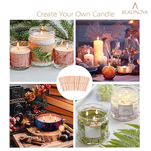 BEADNOVA 50 Pack Candle Wick Holders for DIY Candle Making