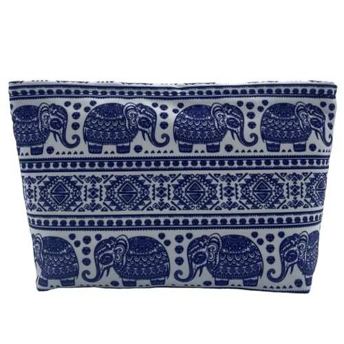 COARA Elephant Travel Makeup Bag - Cute Cosmetic Pouch & Organizer
