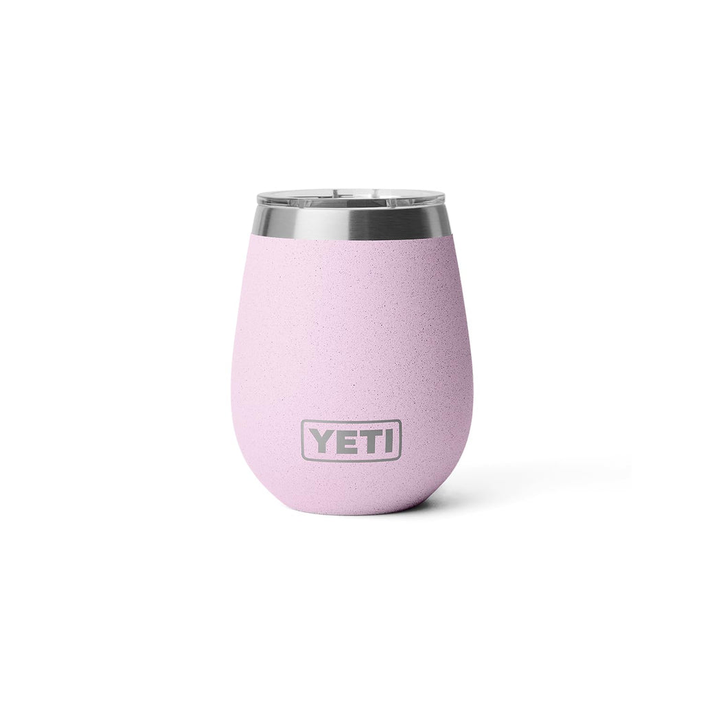 YETI Rambler 10 oz Wine Tumbler, Vacuum Insulated, Stainless Steel with MagSlider Lid, Cherry Blossom