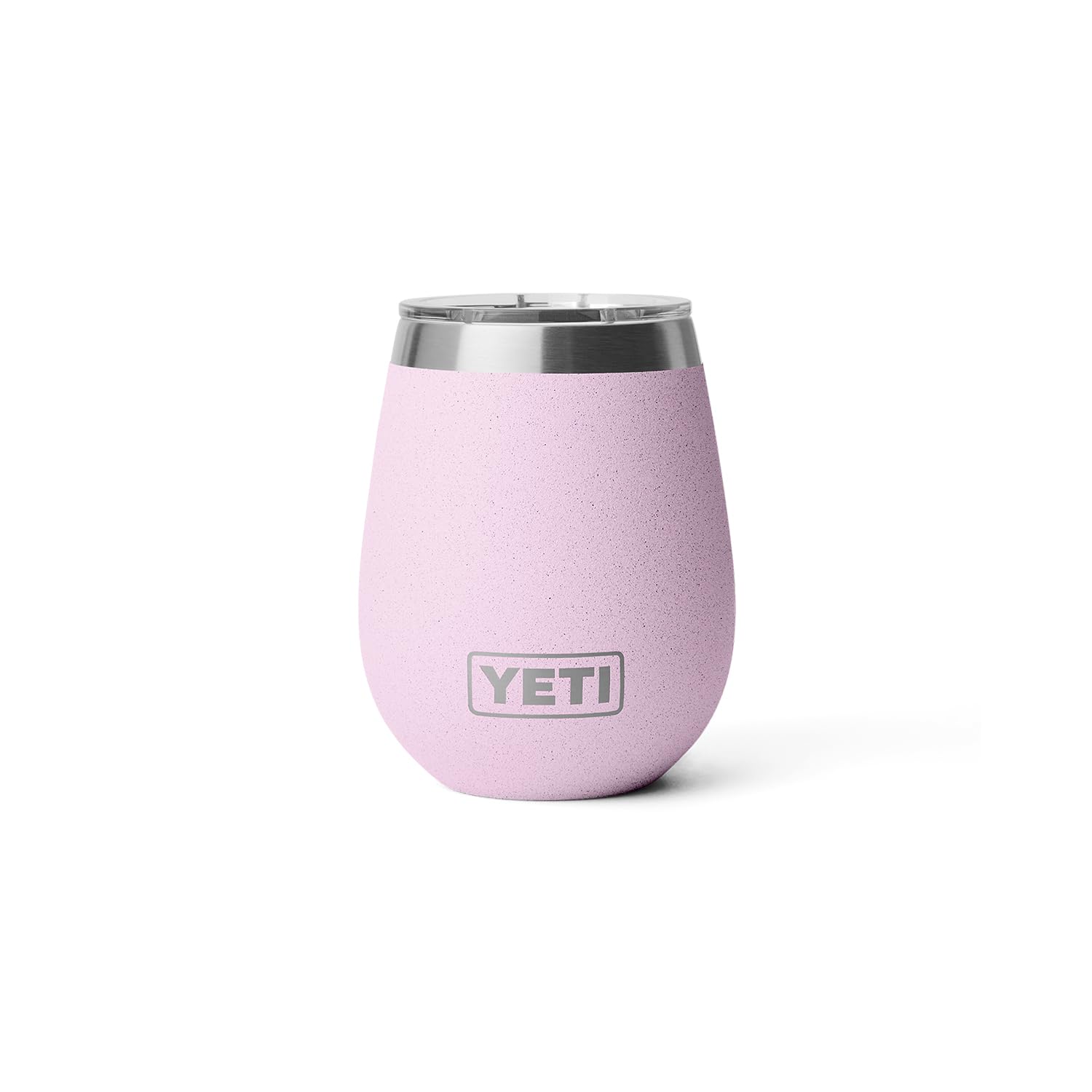 YETI Rambler 10 oz Wine Tumbler, Vacuum Insulated, Stainless Steel with MagSlider Lid, Cherry Blossom