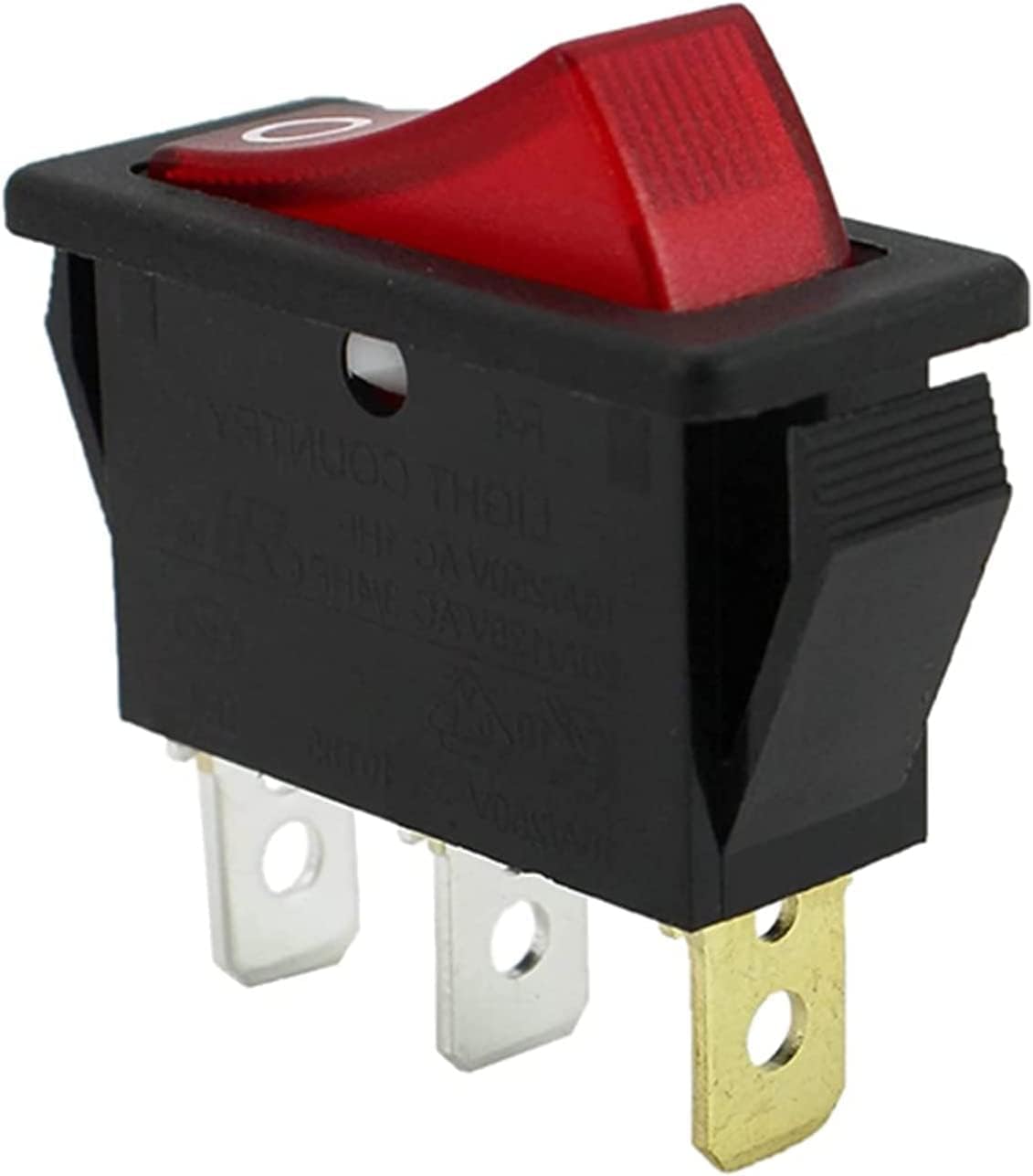 2 Pack 120927-24 120 Volt Rocker Switch Lighted On Off for FMI Desa Electric Fireplaces