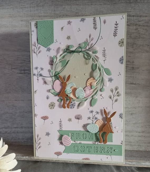 Bunny Metal Die Cuts for Scrapbooking & Card Making - 4.8x3.8cm