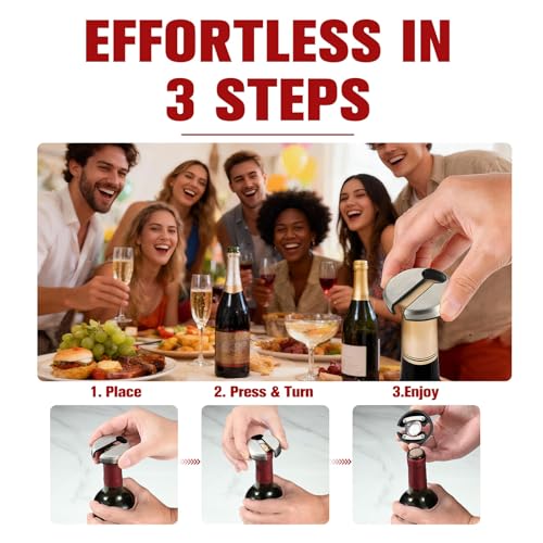 KuuCare Stainless Steel Wine Foil Cutter with Sharp Blades