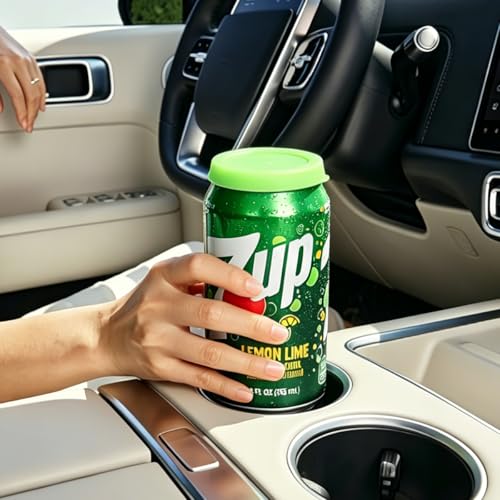 Aieve Silicone Soda Can Lids - 8 Pack Reusable Beverage Covers