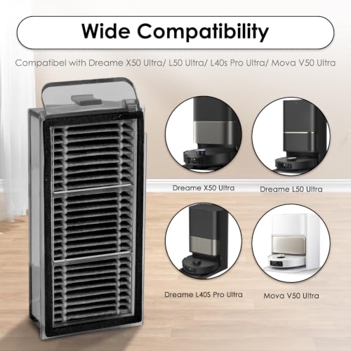 3 HEPA Replacement Filters for Dreame X50, X60, MOVA V50, V70