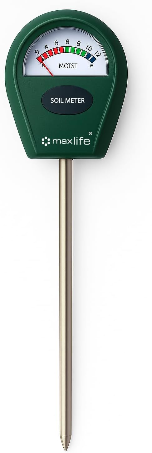 Skiennix Moisture Meter - Indoor & Outdoor Plant Soil Hygrometer Sensor | No Battery Needed