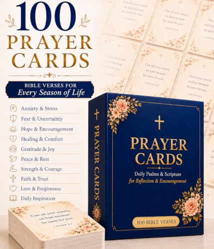 100 Uplifting Scripture Cards for Daily Inspiration & Prayer