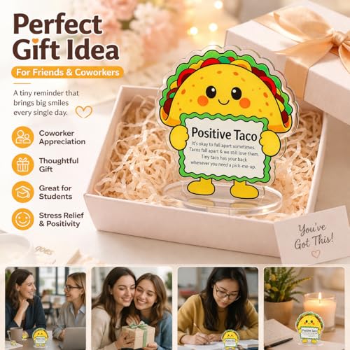 Positive Taco Acrylic Sign - Heartwarming Gift for All Occasions