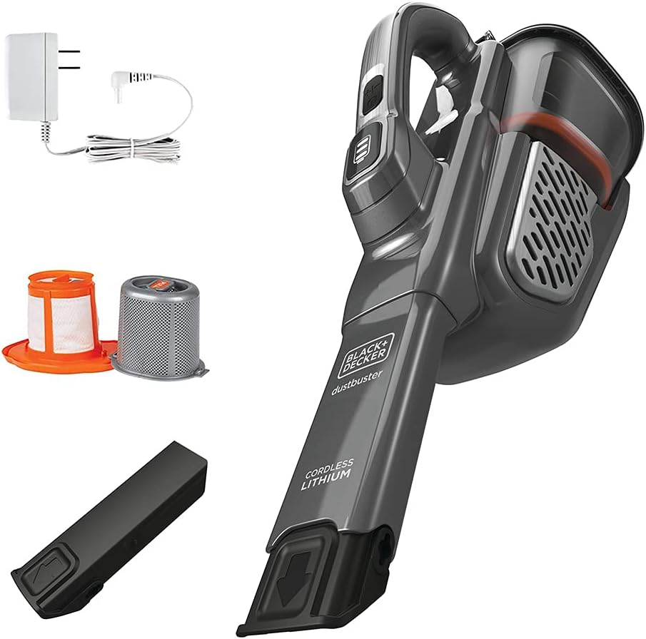 BLACK+DECKER Hand Vacuum - 16V MAX* DUSTBUSTER AdvancedClean+ for Powerful Cleaning | Compact Design
