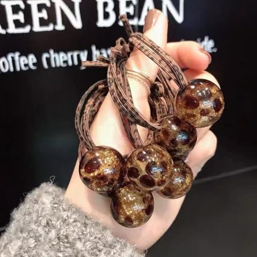 8 PCS Pearl Ponytail Holders Elastic Hair Ties for Women