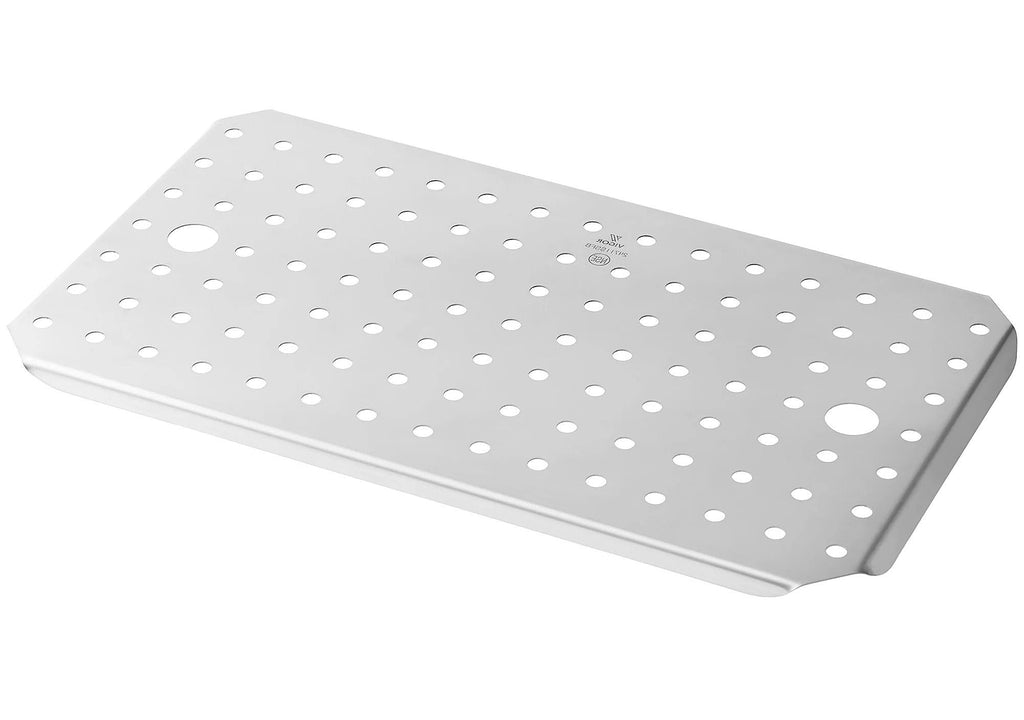 Stainless Steel Steam Table Pan False Bottoms – Hotel Pan Inserts with Drain Holes, Available in 1/4, 1/2, and Full Size | Keeps Food Elevated & Prevents Sogginess (4, Half Size (1/2 Size))