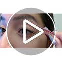 FEITA Professional Stainless Steel Eyebrow Tweezers Set - Pink Slant & Pointed Hair Removal Clip with Travel Case, 2 Pcs