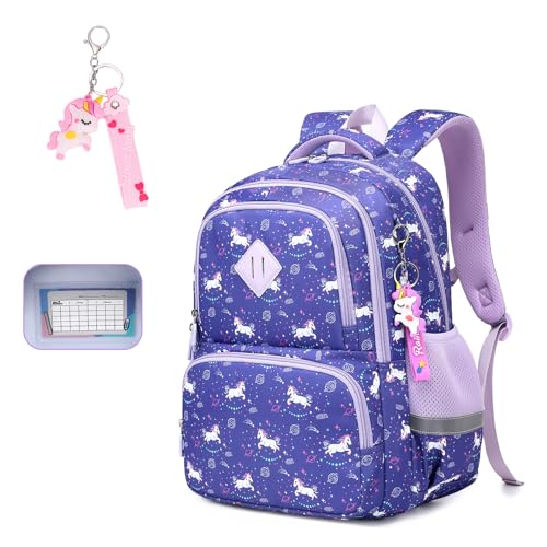 MUSEVOS Kawaii Kids Backpack - Lightweight, Waterproof School Bag