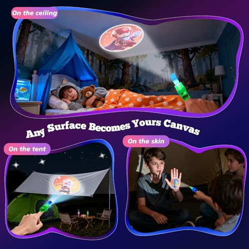 Superhero Finger Lights - 24 Pack LED Glow in the Dark Party Favors