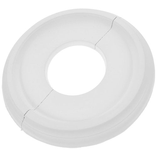 Amosfun Ceiling Decorative Cover 9.84 Inch Outer Diameter 3.8 Inch Inner Diameter White Ceiling Fan Cover Plate for Light Fixtures and Fans