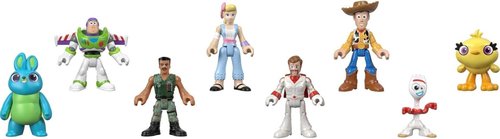 Fisher-Price Imaginext Toy Story Deluxe Figure Set - 11-Piece Buzz Lightyear & Woody for Ages 3+
