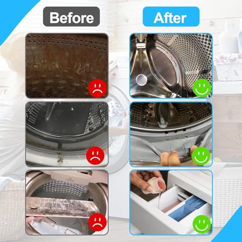 6-Piece Washing Machine Cleaning Brush Set for Front Load Washer Maintenance