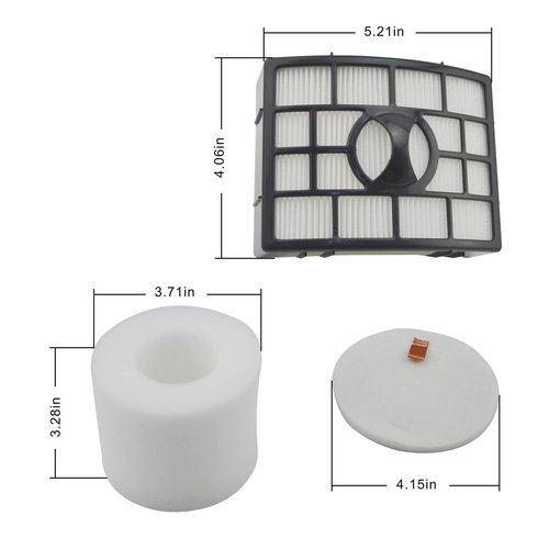 Dttery NV752 AZ1002 Replacement Filter for Shark Rotator APEX DuoClean Powered Lift-Away Vacuum AZ1000 AZ1002 AX950 AX951 AX952 NV650 NV651 NV652 NV751 NV752 NV831 NV835 ZU632 Part XFF650 XHF650