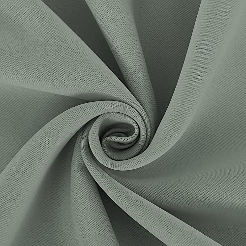 Sage Green Blackout Curtains - 2 Panels, 52x92 Inch, Thermal Insulated
