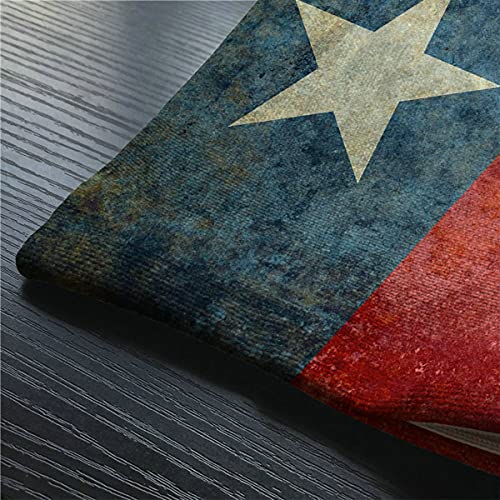 Texas Flag Farmhouse Throw Pillow Cover, 12x20 Inch - Md021