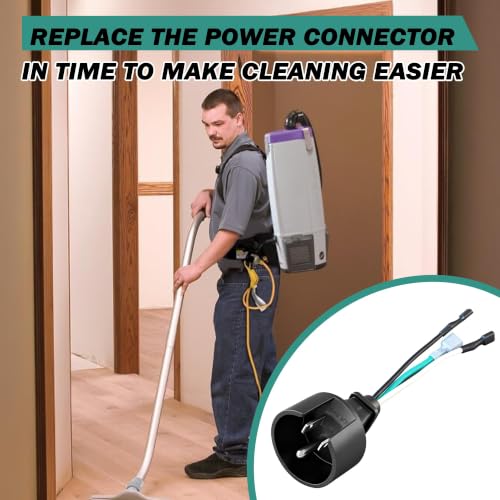 Replacement Power Cord & Switch for SuperCoach Pro 10 & 6 Backpack Vacuums