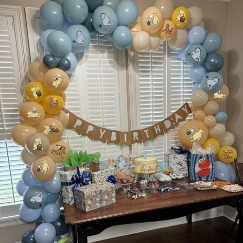 Winnie the Pooh Balloon Arch Kit - 24 PCS Baby Shower Decorations