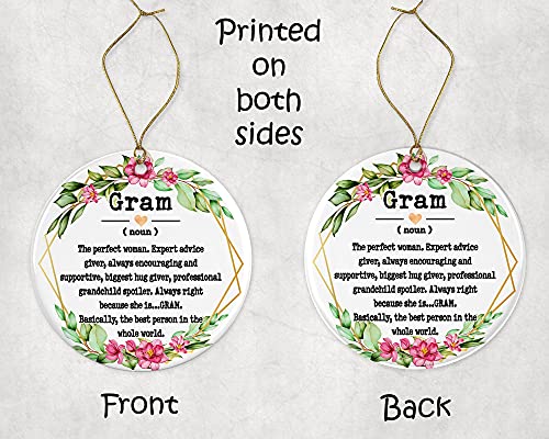 Ceramic Christmas Ornament - Keepsake Gift for Mom & Family
