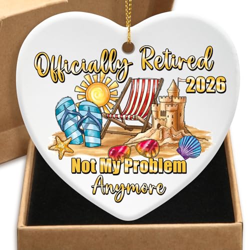 Retirement Ornament 2026 Ceramic Gift - Officially Retired Edition
