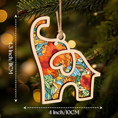 Long Ivory Elephant Ornament for Friendship - AKTEAM Gift