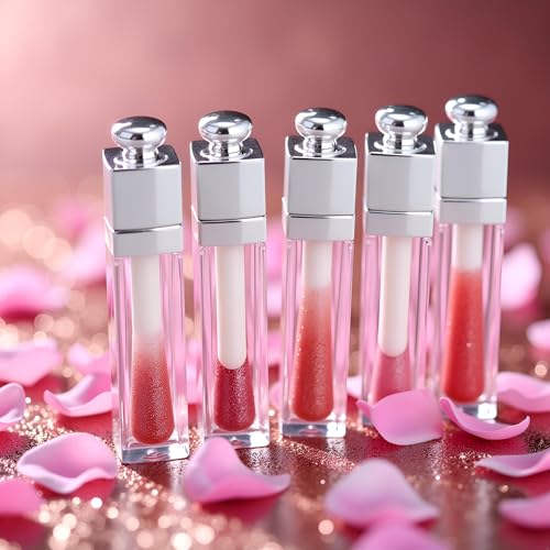 Transparent Lip Gloss Tubes 3ml Refillable Containers 6 Pack