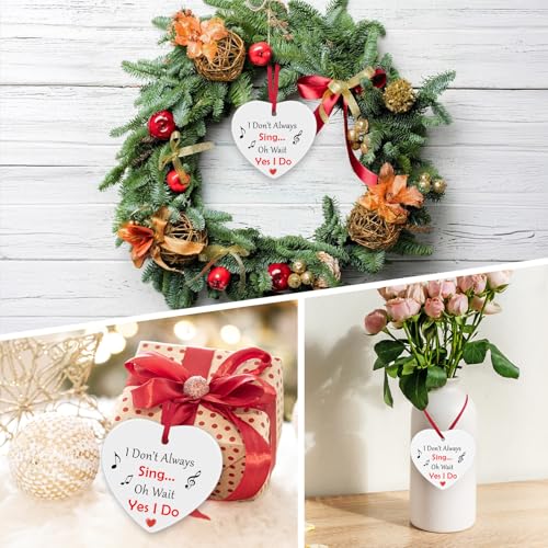 Ceramic Christmas Ornament for Music Lovers - Inspirational Gift