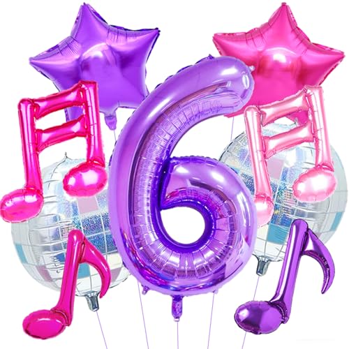 Kpop Music Birthday Decoration Set - 2nd Birthday Balloon Kit (Style 6)