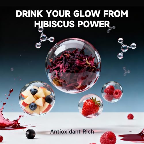 Chaism Hibiscus Berry Herbal Tea Pods - Caffeine Free, 24 K Cups