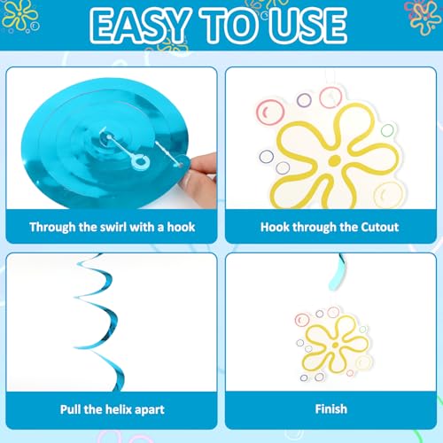 Under the Sea Jellyfish Party Decorations Set - 61PCS Ocean Theme