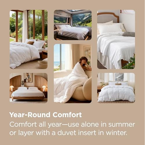 Bedsure King Size Duvet Cover Set Dark Grey 3-Piece Ultra Soft Microfiber