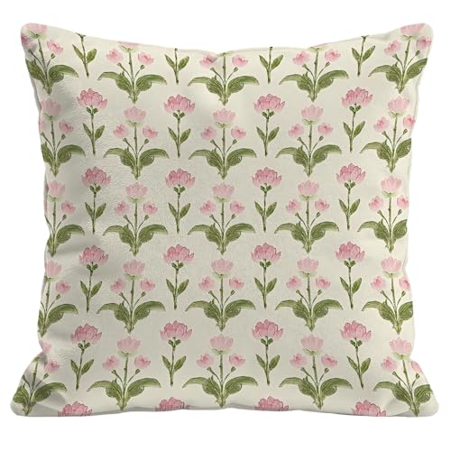 Identiy Vintage Floral Throw Pillow Cover 18x18 Inch - Pack of 1