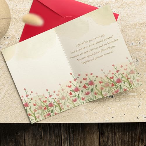 Thoughtful Birthday Card for Best Friends & Special Women