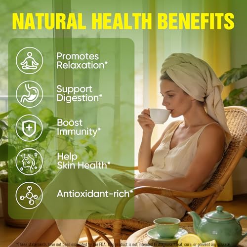 TEAWOO Soursop Tea Bags - 60 Packs, 100% Natural Herbal Tea