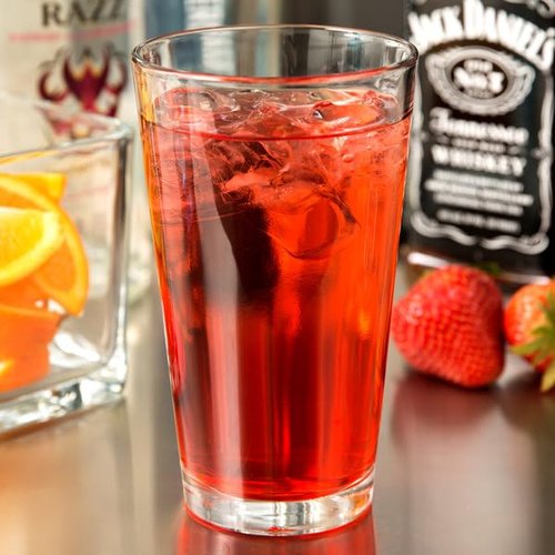 Libbey Bar Essentials Tumbler Glasses Set of 6, Modern Style 16 Oz Glass Set, Dishwasher Safe Tall Drinking Glasses Set for Wine, Beer, and Cocktail
