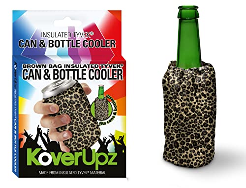 Insulated Tyvek Cooler Sleeve for Cans & Bottles - Reusable & Collapsible
