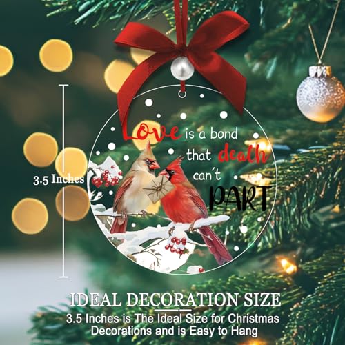 Cardinal Memorial Ornament for Loved Ones - Bereavement Gift
