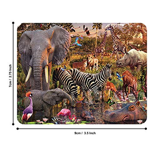 3D LiveLife Safari Refrigerator Magnet - Waterhole Lenticular Fridge Magnet